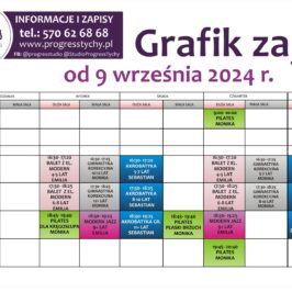 GRAFIK ZAJĘĆ W SEZONIE 2024-2025