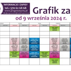 GRAFIK ZAJĘĆ W SEZONIE 2024-2025